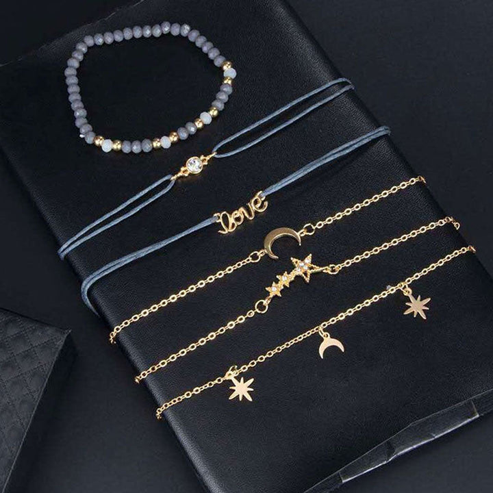 Vintage Beaded Bracelet Set