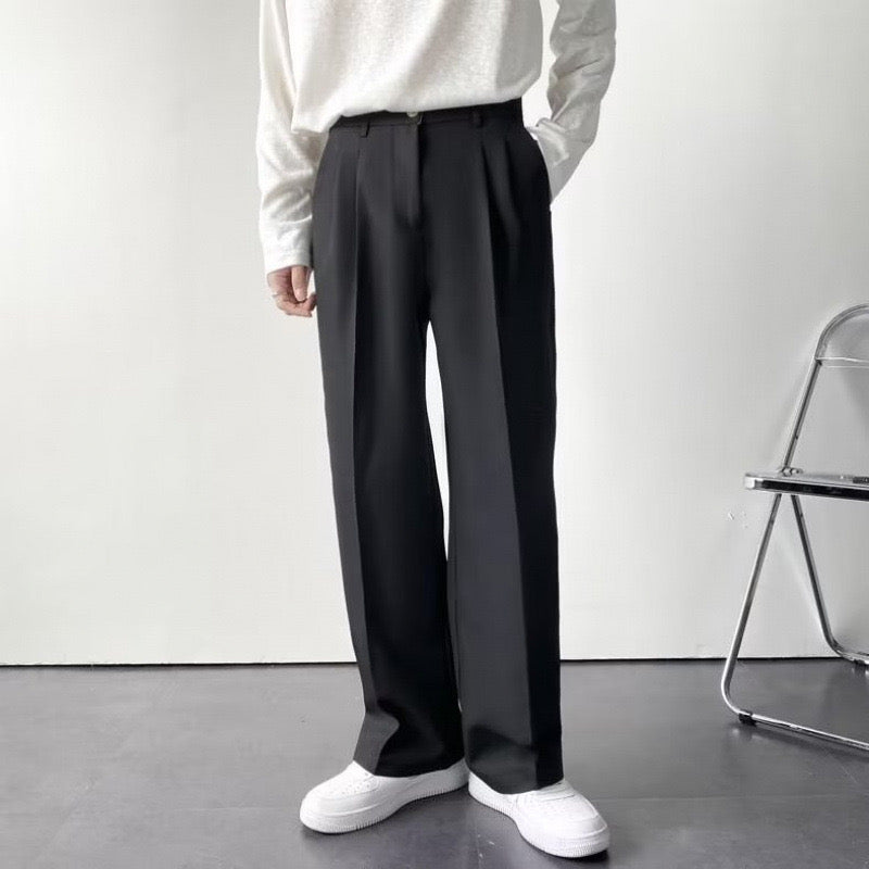 HARRINGTON OXFORD | TAILORED PLEATED TROUSERS FOR MEN