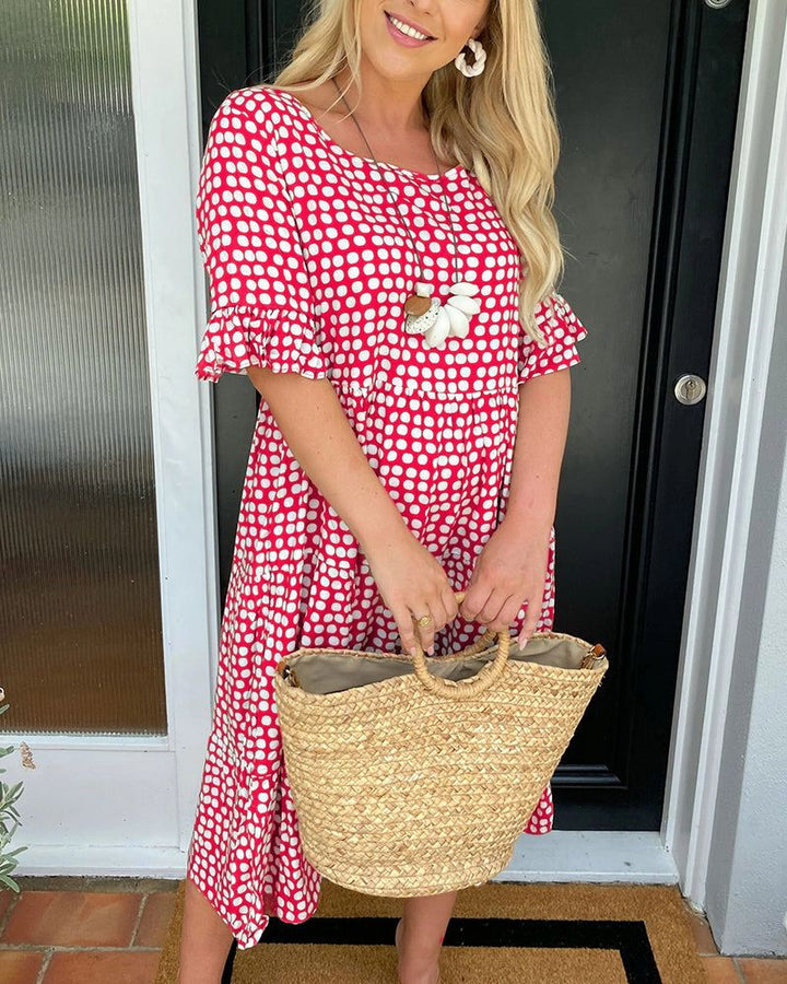 Copiti Elegant Summer Dress, view 4 - Elena Harper