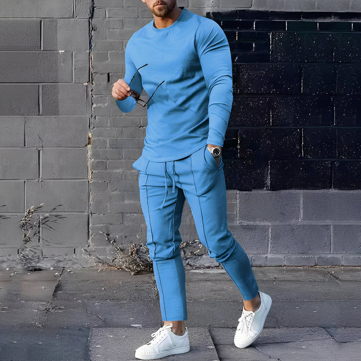 Adelard Men's Set with Sweater and Pants, view 2 - Elena Harper
