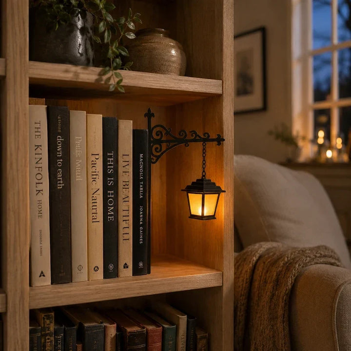Halloween Ghost & Lantern Bookshelf Light