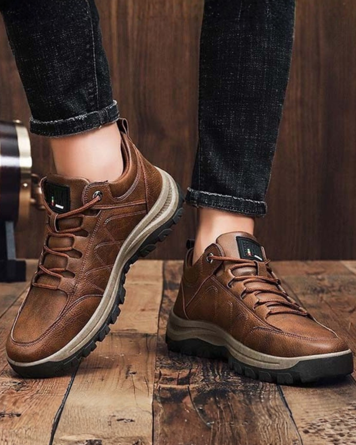 Joizo Winterproof Leather Shoes with Warm Lining, view 8 - Elena Harper