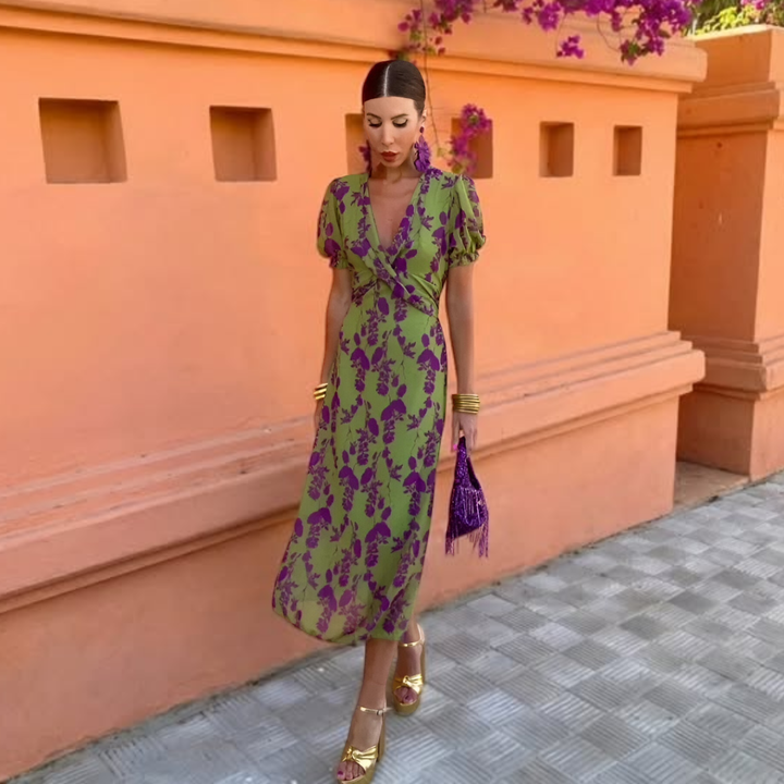 Women's Flowy Spring Maxi Dress - Effortless Comfort & Style
