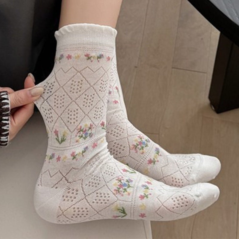 Casual Floral Socks