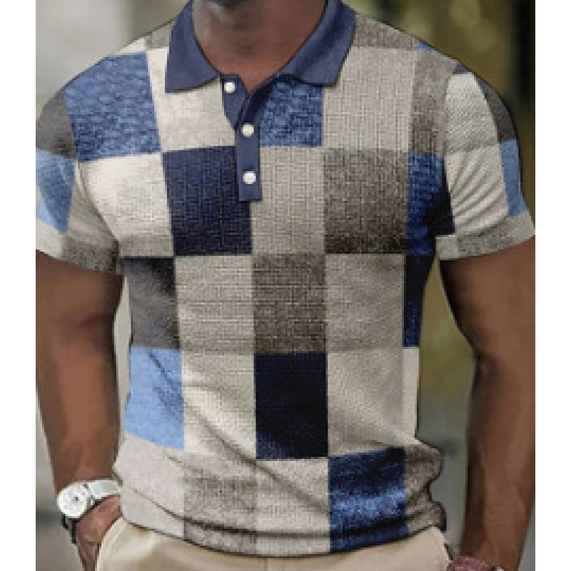 Elowen | Stylish Checkered Polo Shirt