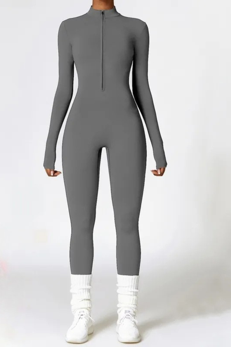 Selara™ | Thermal fleece jumpsuit with zipper