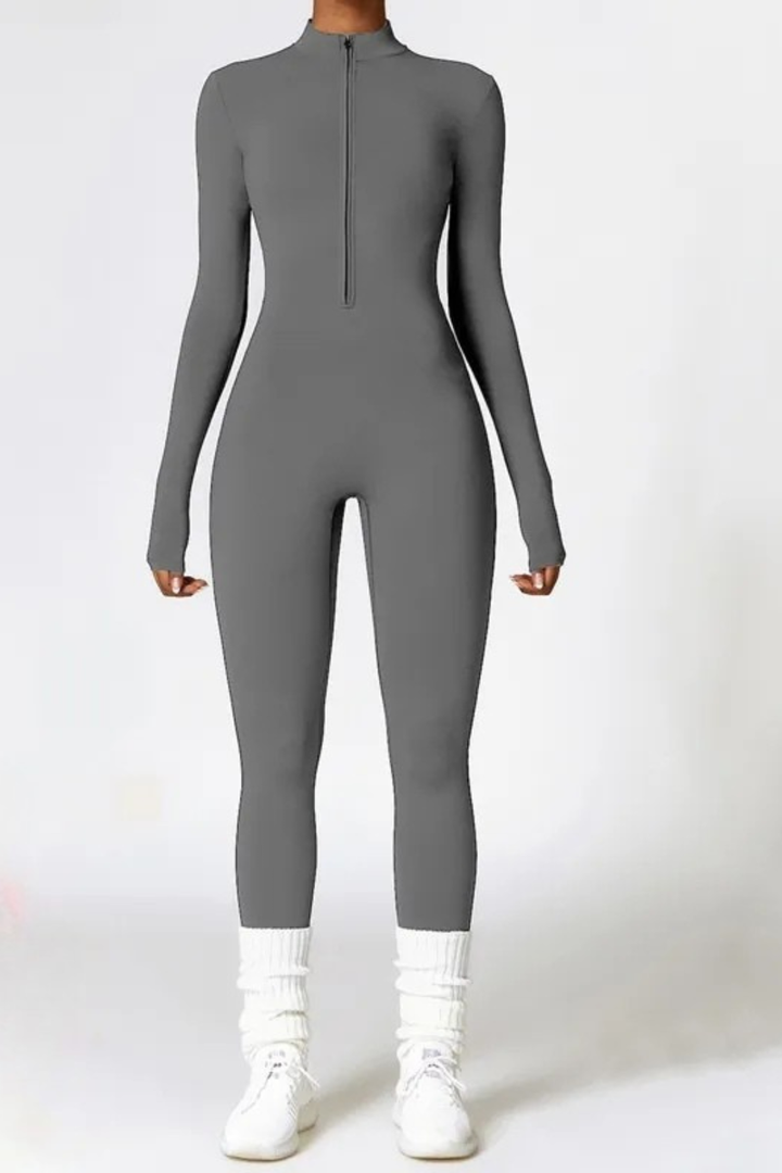 Selara™ | Thermal fleece jumpsuit with zipper