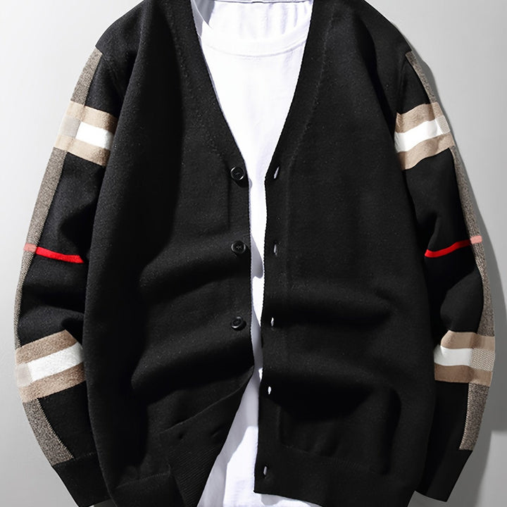 Men's Handcrafted Button Cardigan - Regular Fit for Timeless Style