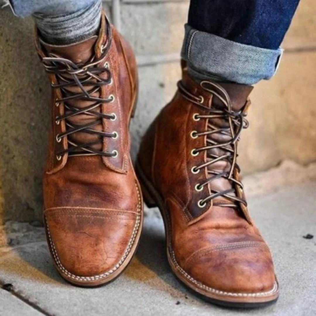 Raphaël - Premium Vintage Boots Robust Durability for Men