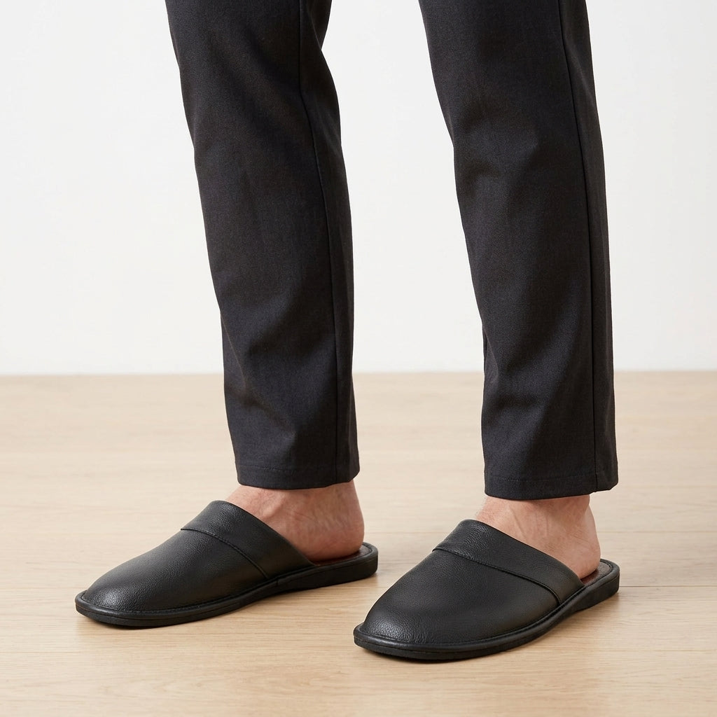 Warm Comfort House Slippers Winter Indoor Shoes For Men