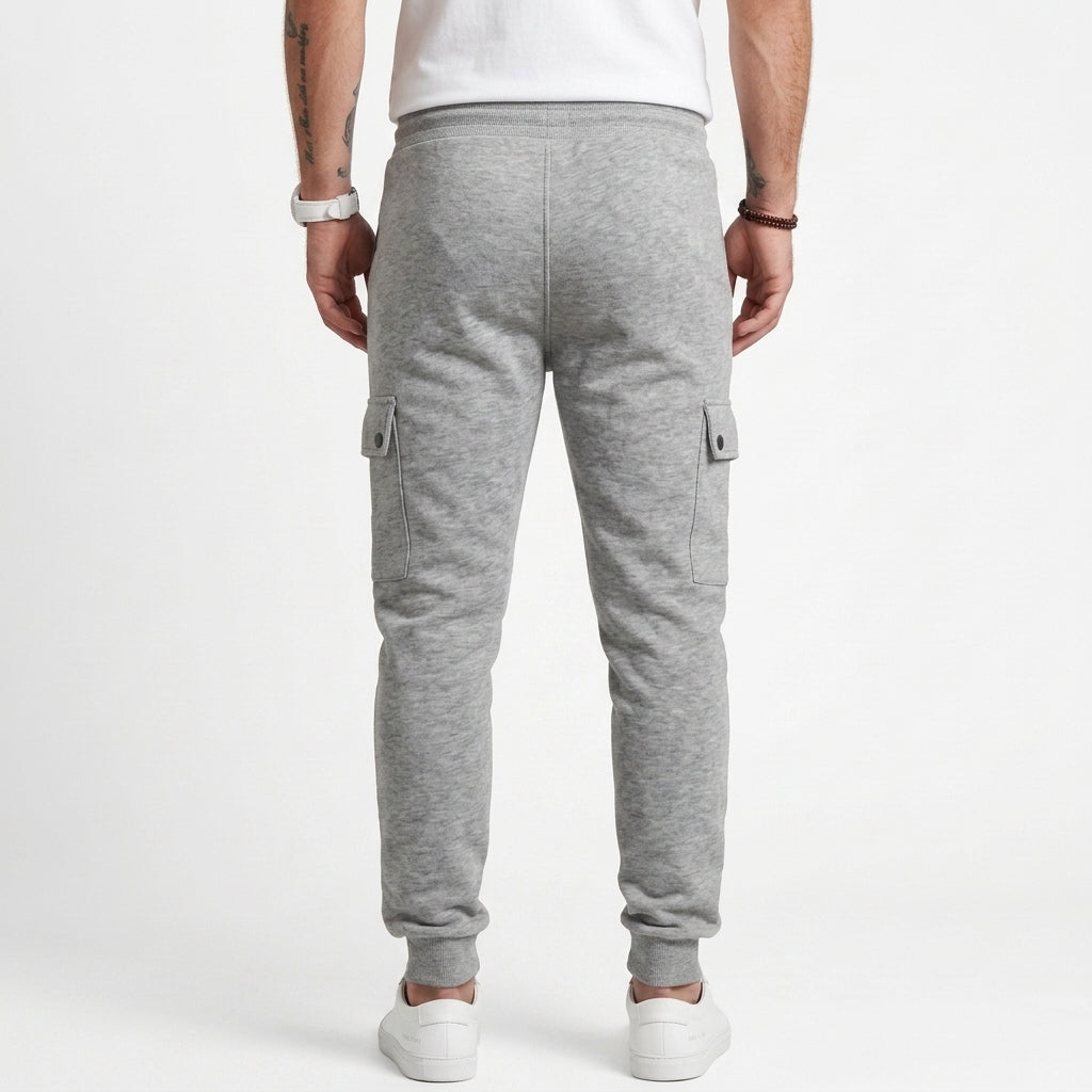 Stretch Cropped Jogger Trousers For Men
