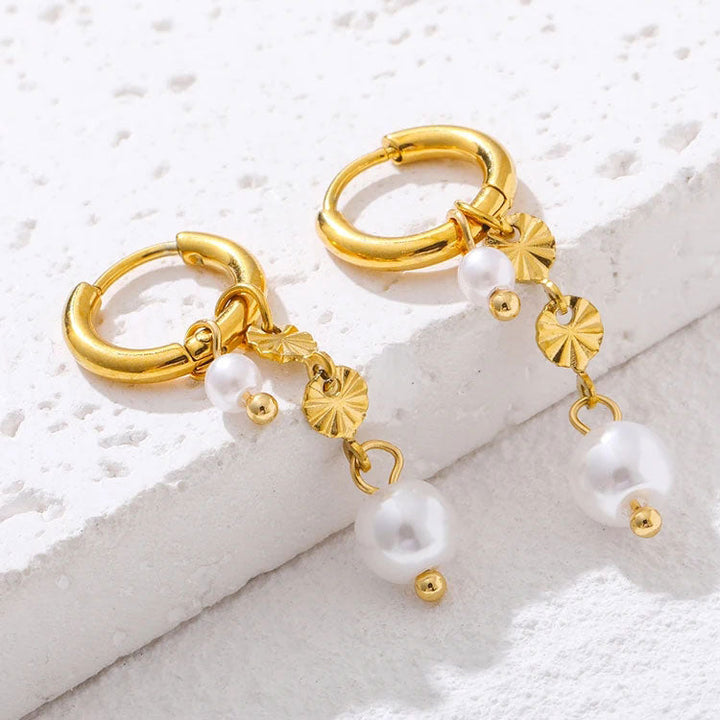 Lyannette™  |  Sunburst Earrings 18k Gold