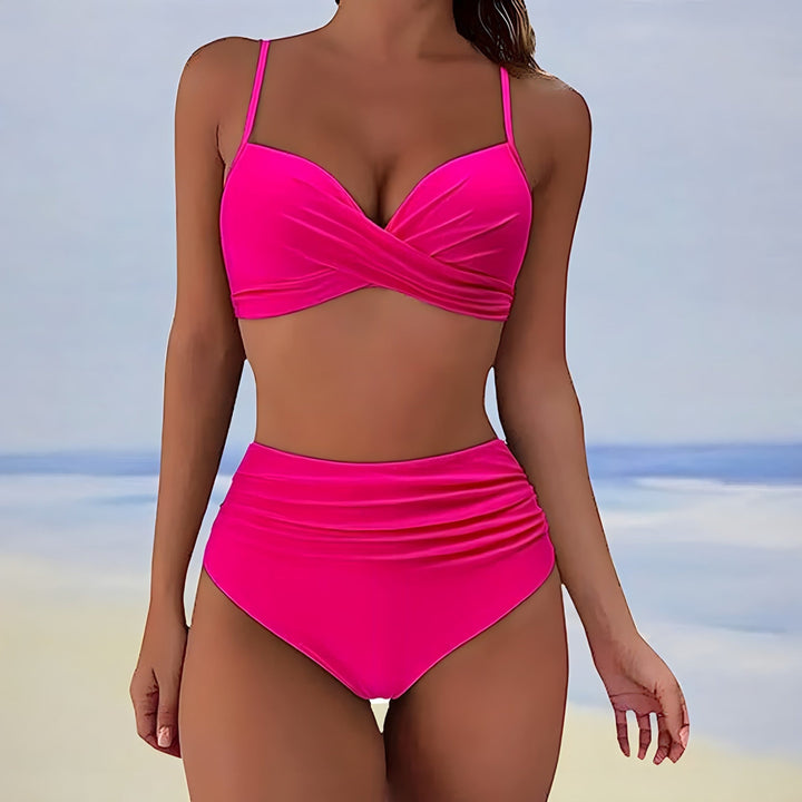 Lucia Women's High-Waisted Bikini Set, view 6 - Elena Harper