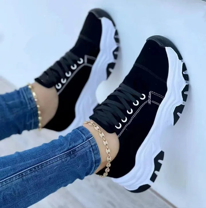 Leticio Casual Breathable Orthopedic Sneakers, view 2 - Elena Harper