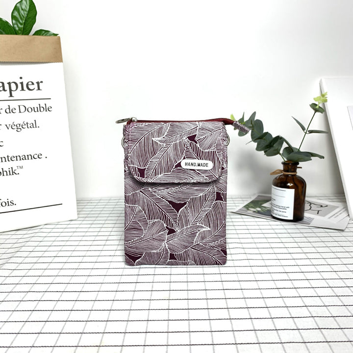 Vintage Leaf Pattern Bag