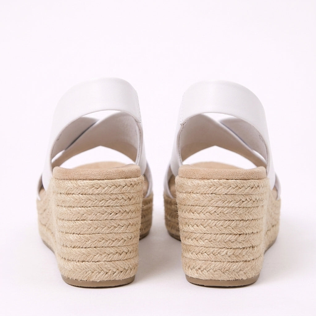 Crossover Espadrille Wedge Sandals Summer