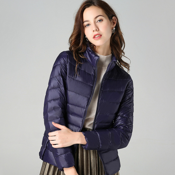 Myra™ | Ultralight Down Jacket with Refined Pleats