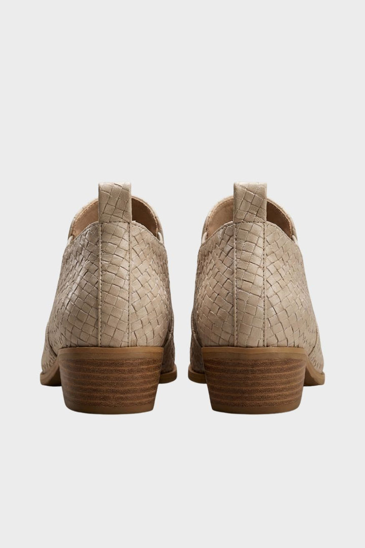 Women's Structured Loafers | Low Block Heel