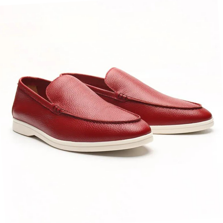 Fleur™  |  Cowhide soft luxurious fabrics Loafers