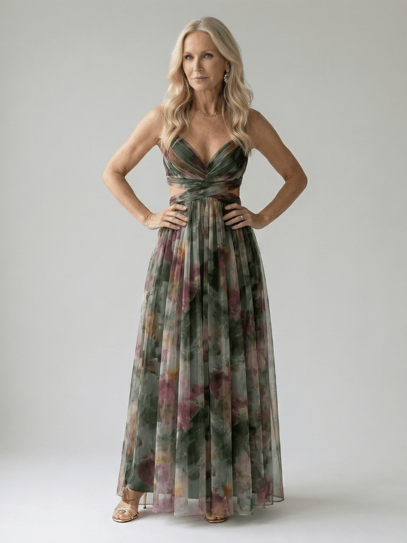 Isel™  |  Soft Wrap Maxi Dress