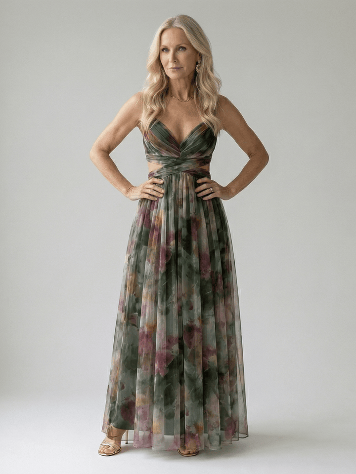 Isel™  |  Soft Wrap Maxi Dress