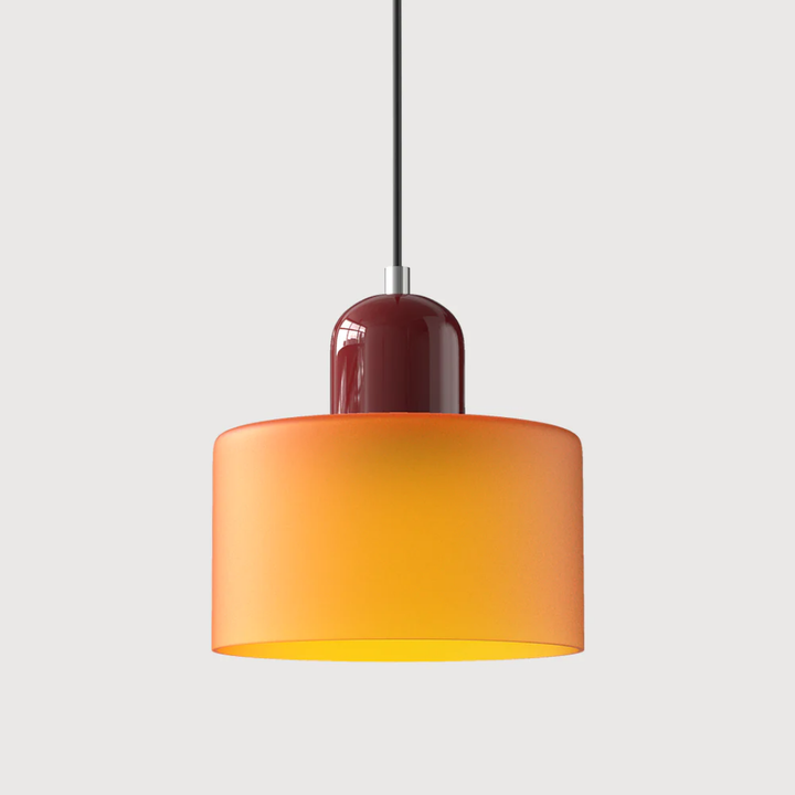 Retro Glass Pendant Lamp with Adjustable Cord