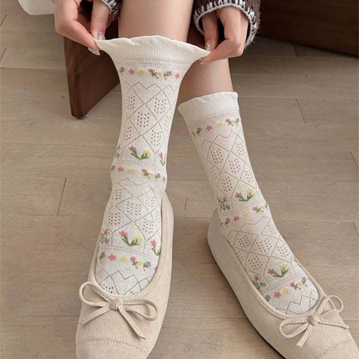 Casual Floral Socks