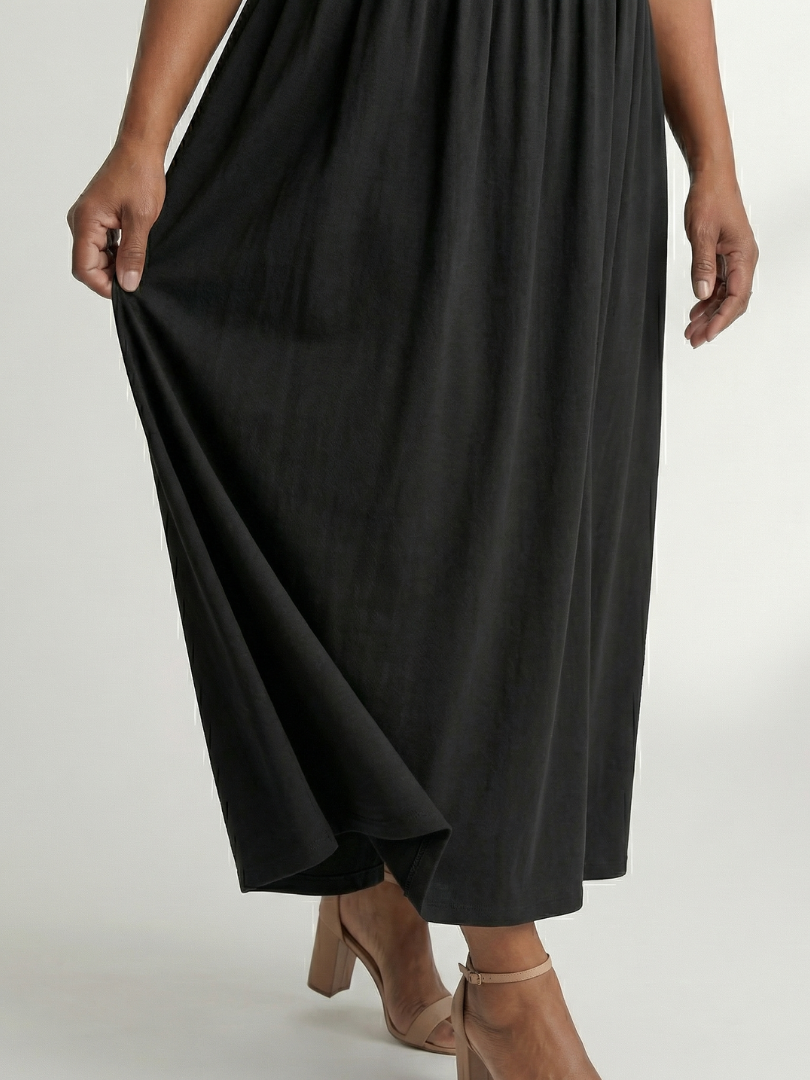 Ciren Simple Gather Midi Dress - Elena Harper