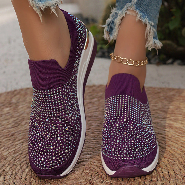 Genovefa | Sparkling Women's Slip-On Sneakers