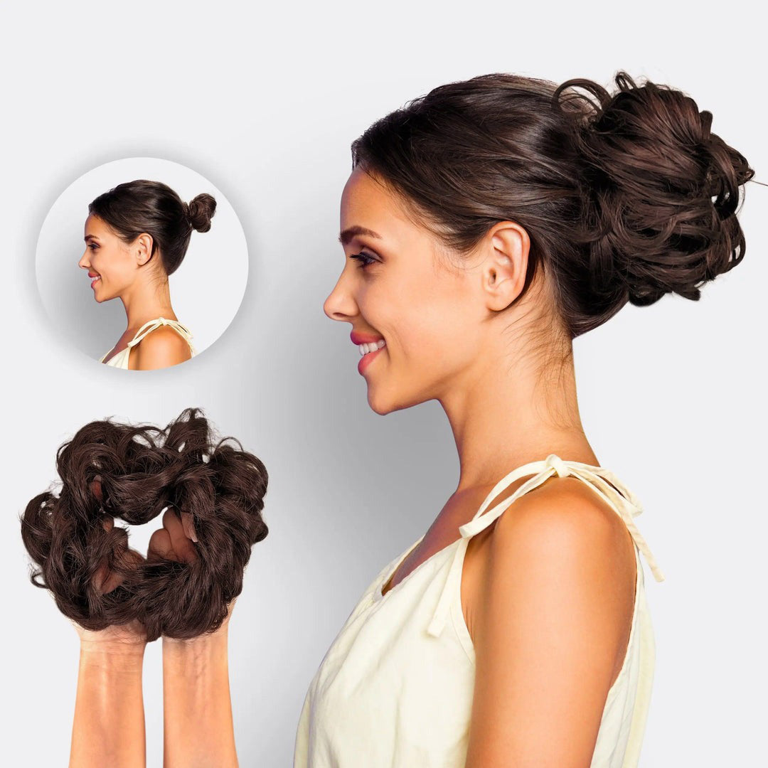 Scrunchie Hair Extension – BunPop