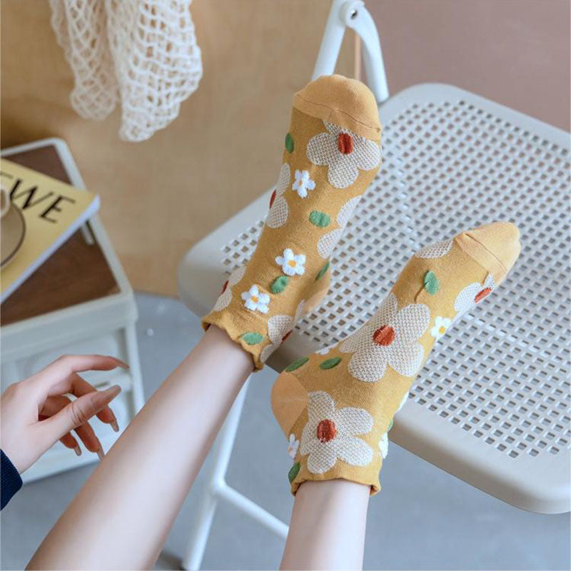 Casual Floral Socks