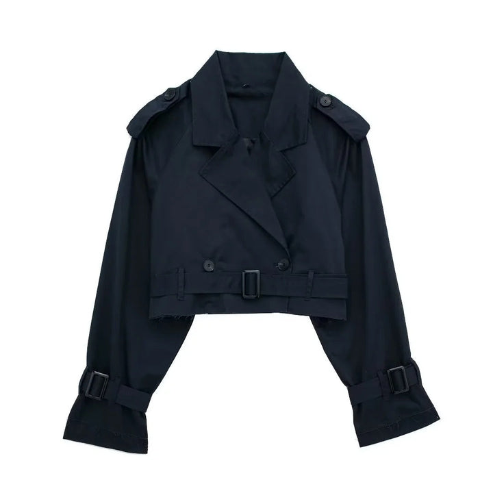 Yara - Stylish Short Trench Coat