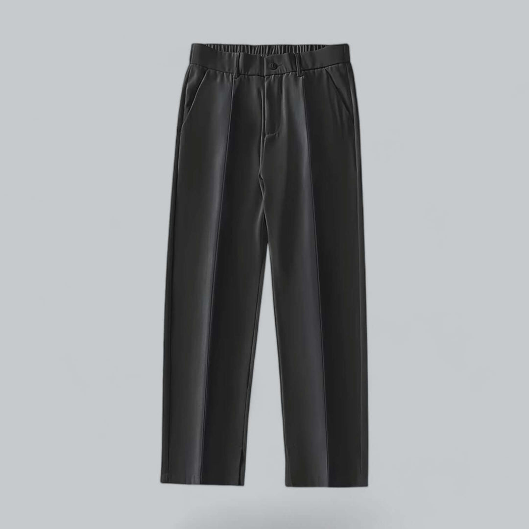 Men's Straight Leg Trousers, view 2 - Elena Harper