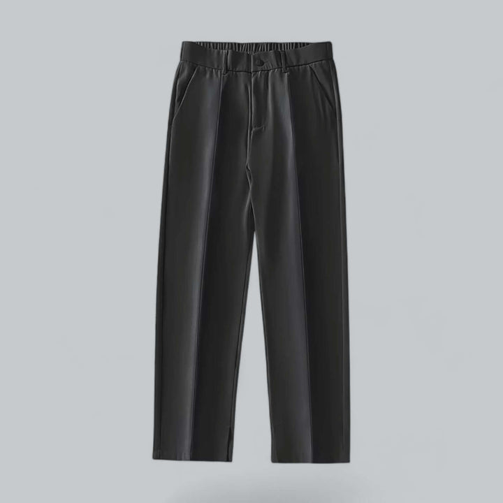 Men's Straight Leg Trousers, view 2 - Elena Harper