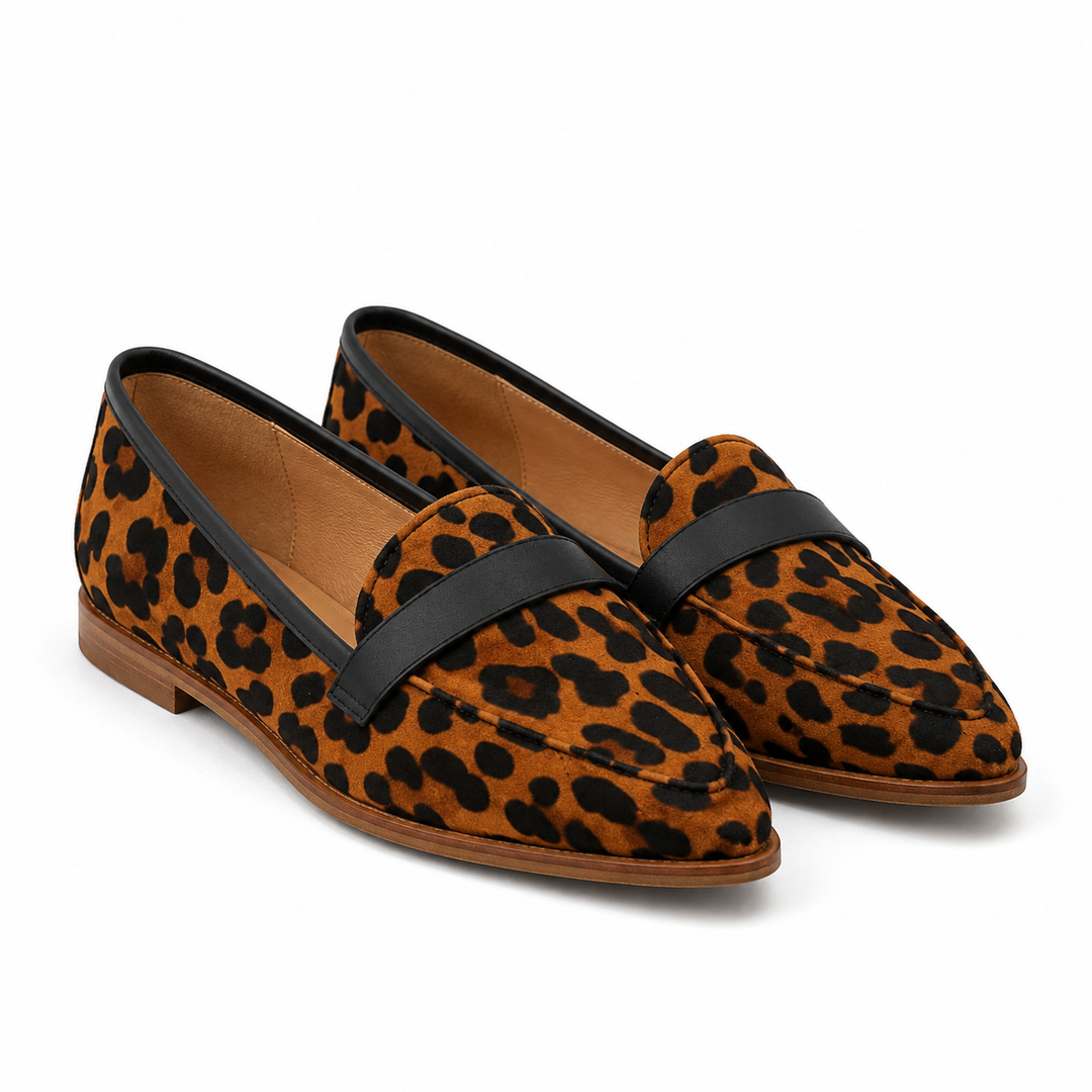Siena Pointed-Toe Soft Suede Loafer