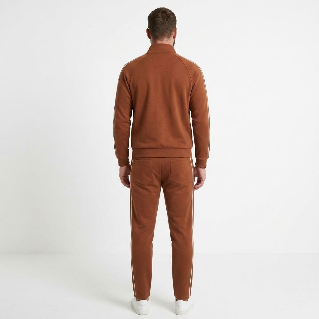 Striped Two-Piece Jogger Tracksuit For Men