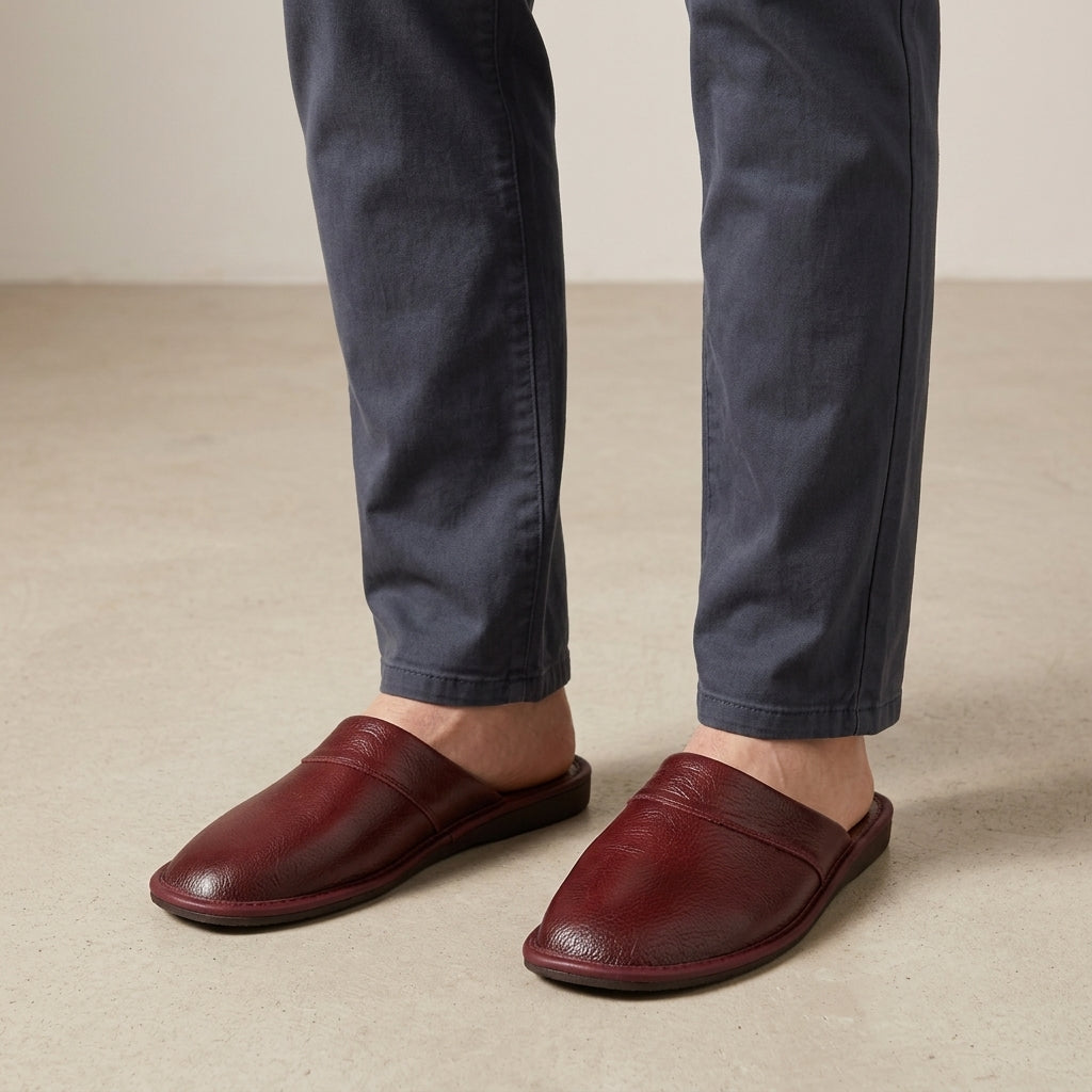 Warm Comfort House Slippers Winter Indoor Shoes For Men
