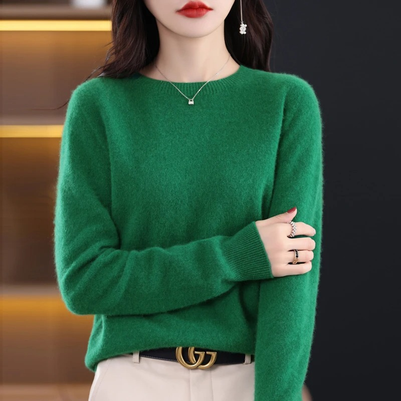 Women's Round Neck Soft Luxury Warm Sweater (S-5XL)