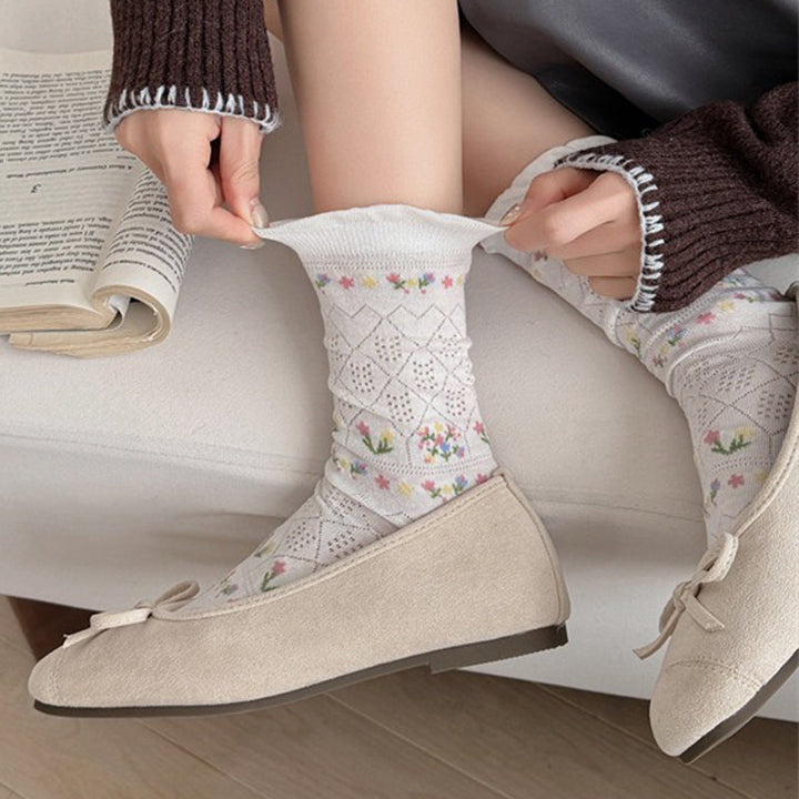 Casual Floral Socks