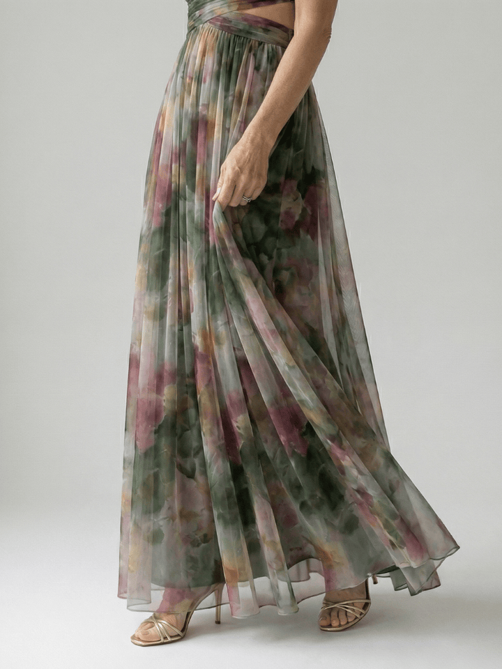 Isel™  |  Soft Wrap Maxi Dress