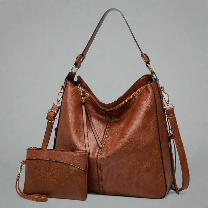 Cecile - Stylish Leather Tote Bag
