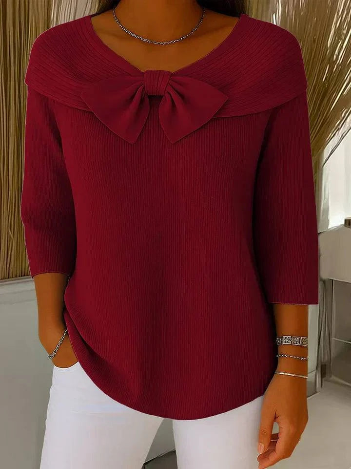 Emma & Rose sophisticated knit pullover — women's knitwear