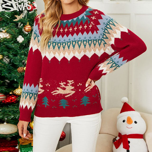 Casual Knitted Christmas Sweater