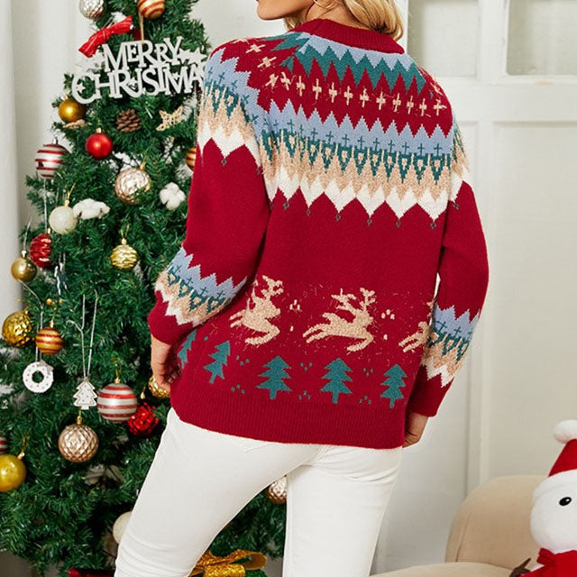 Casual Knitted Christmas Sweater