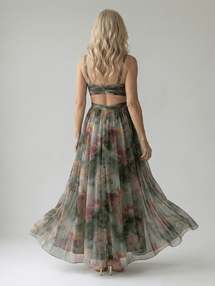 Isel™  |  Soft Wrap Maxi Dress
