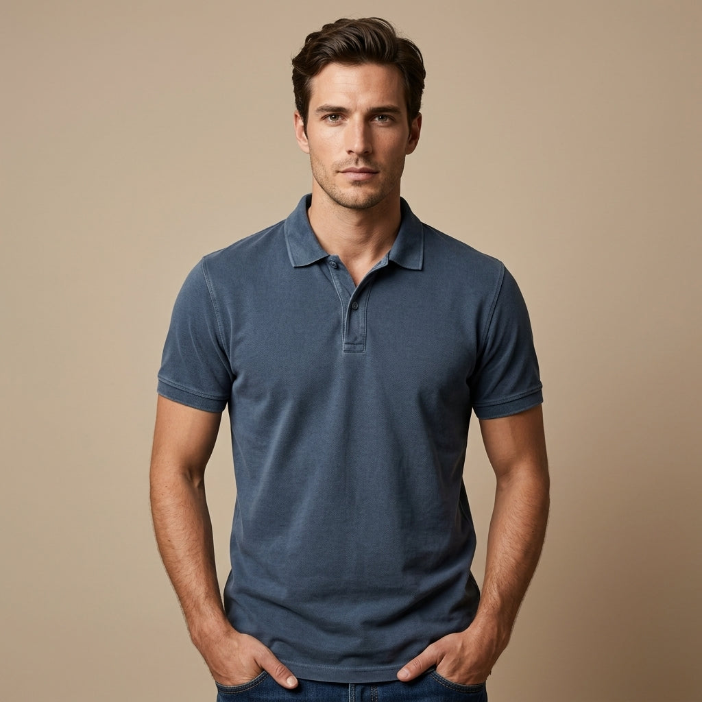 Harrington Oxford | Short Sleeve Polo For Men