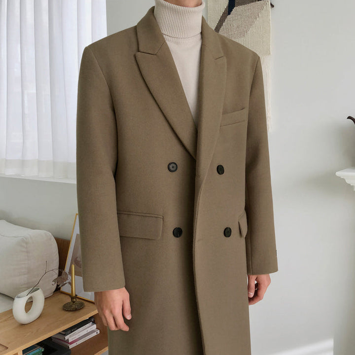 Long Wool Coat for Men - Lorenzo