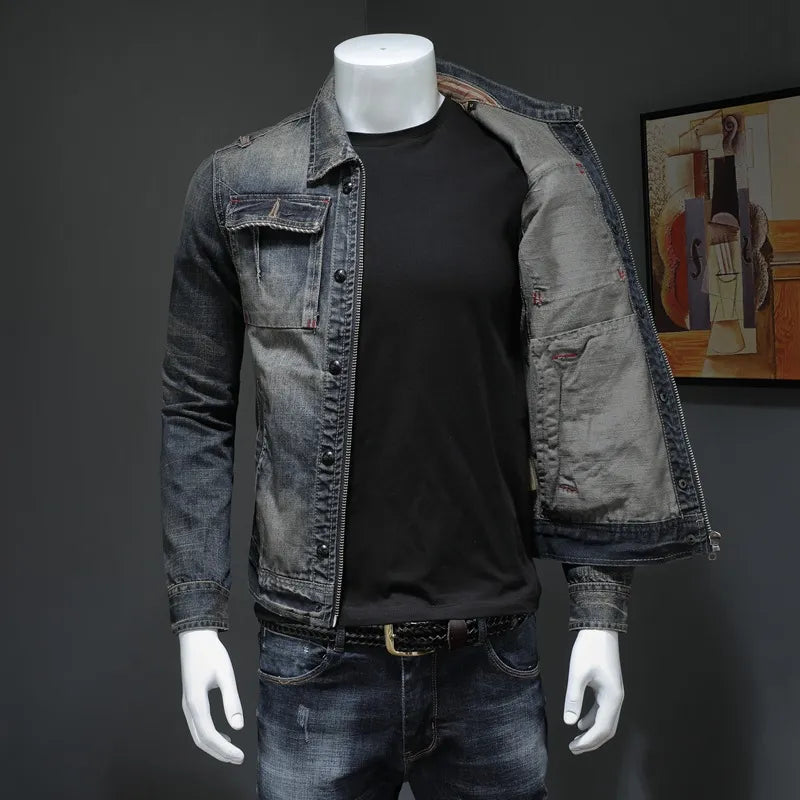 Men's Casual Spring Denim Jacket - Roberto