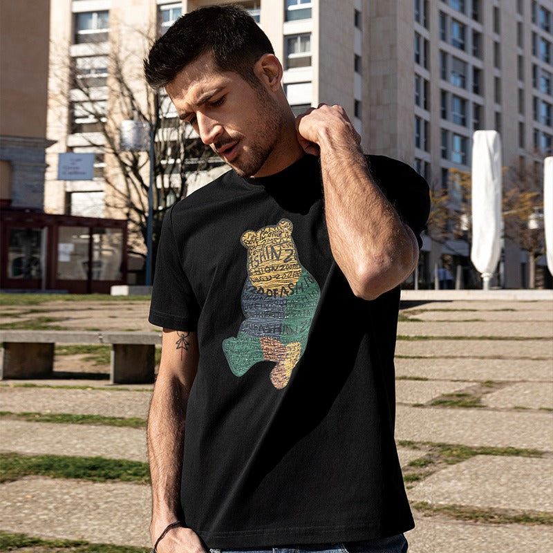 Men's Cotton Graphic Print T-Shirt Tomás, view 3 - Elena Harper