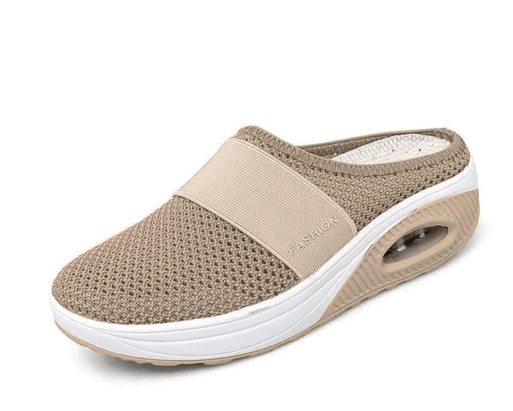 Daria Comfortable Slip-On Sandals, view 4 - Elena Harper